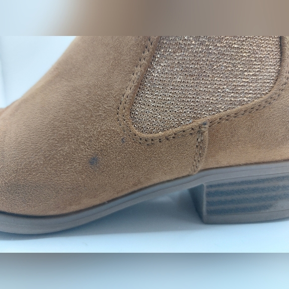 Brown Suede/Microfiber SO Ankle Boots‎ Girls Size 2 - Picture 8 of 8